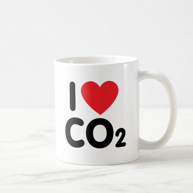 Liebe-CO2 Kaffeetasse (Rechts)