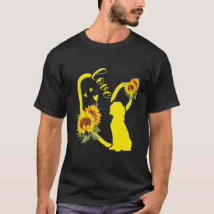Liebe Cocker Spanel Sonnenblume T-Shirt