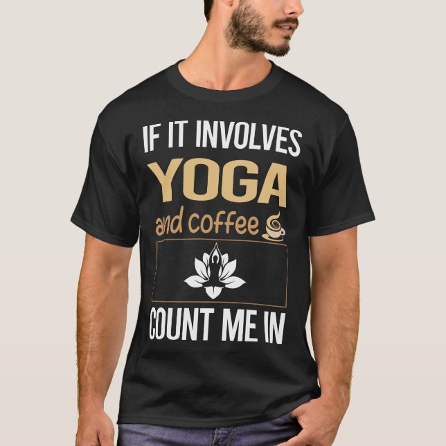 Liebe Coffee Yoga T-Shirt (Vorderseite)