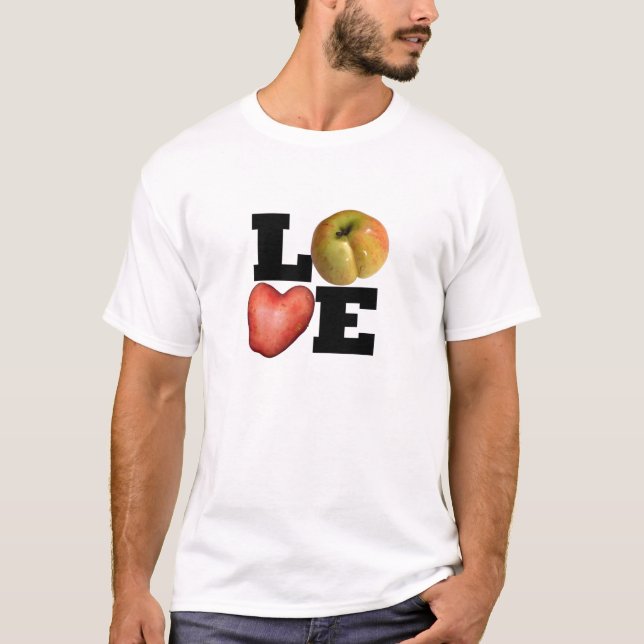 LIEBE Collection Heart Potato Men T-Shirt (Vorderseite)