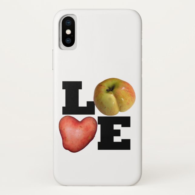 LIEBE Collection Kartoffel Frucht iPhone Fall Case-Mate iPhone Hülle (Rückseite)
