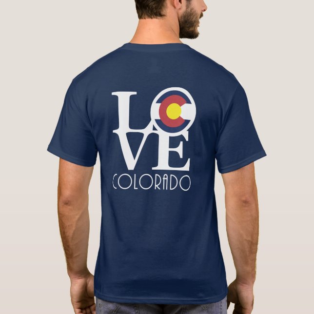 LIEBE Colorado (Rückseite) T-Shirt (Rückseite)