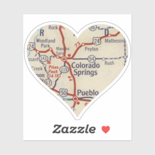 Liebe Colorado Springs CO Aufkleber