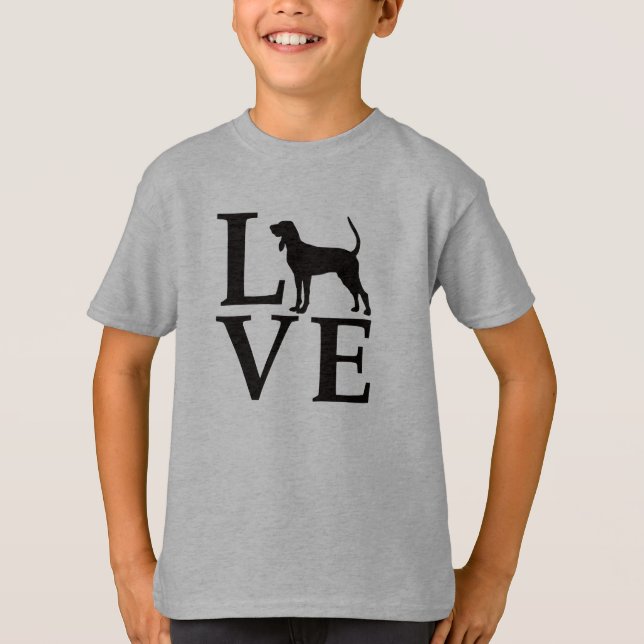 Liebe Coonhounds T-Shirt (Vorderseite)