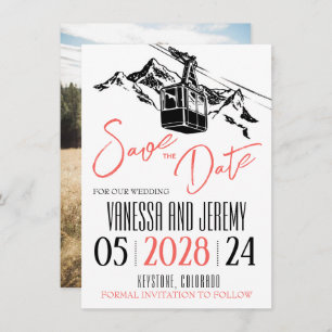 Liebe Coral Save The Date