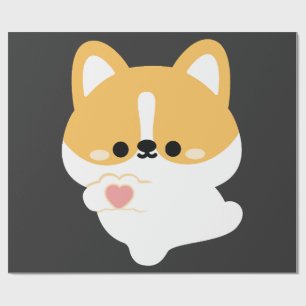 Liebe Corgi Geschenkpapier