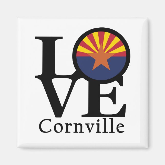 LIEBE Cornville Arizona Magnet (Vorne)
