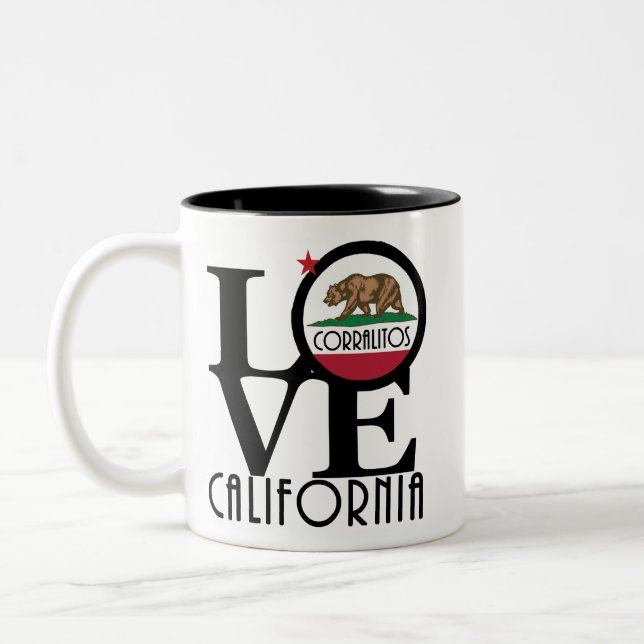 LIEBE Corralitos 11oz Zweifarbige Tasse (Links)