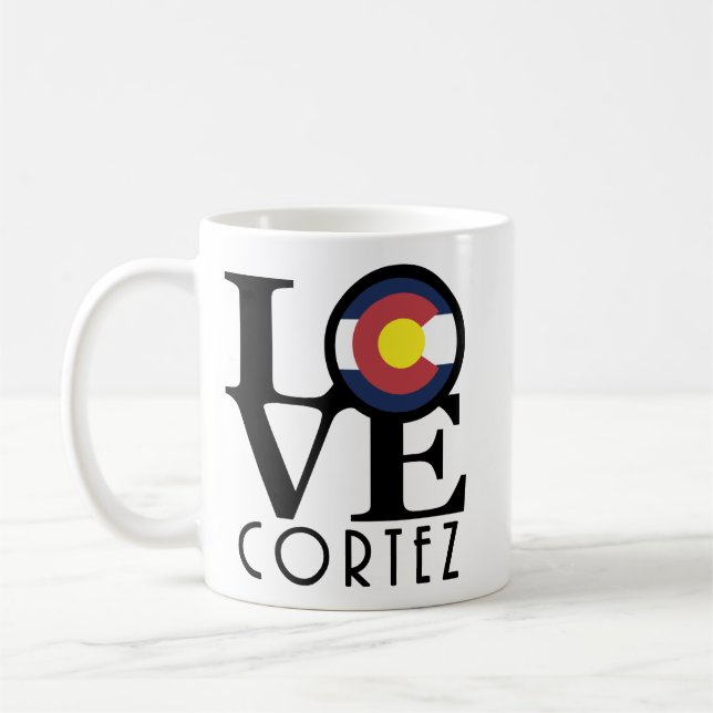 LIEBE Cortez Colorado 11oz Kaffeetasse (Links)