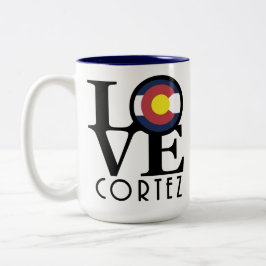 LIEBE Cortez Colorado 15oz Zweifarbige Tasse