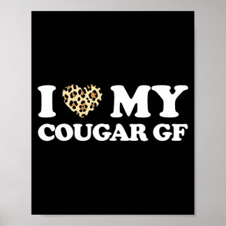 Liebe Cougar Freundin Herz Cougar Freundin Geschen Poster