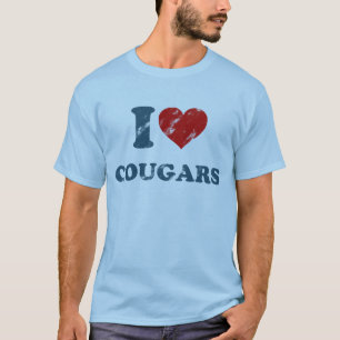 Liebe Cougars Vintager T - Shirt
