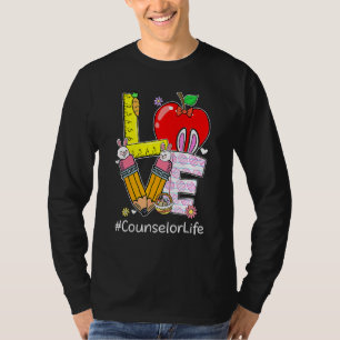 Liebe Counselor Life Funny Easter Day Bunny Eg T-Shirt