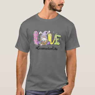 LIEBE Counselor Life Funny Easter Day Bunny Eg T-Shirt