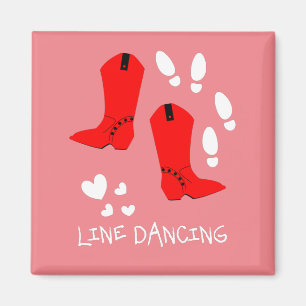 Liebe Country Line Tanz Magnet