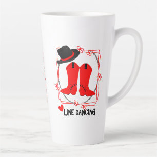 Liebe Country Line Tanz Niedlich Personalisiert Milchtasse