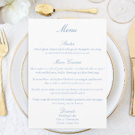 Liebe Couple Menükarte