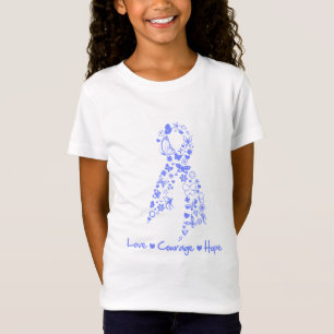 Liebe Courage Hope Butterfly - Ösophaguskrebs T-Shirt