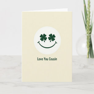Liebe Cousine Smile-Karte Karte