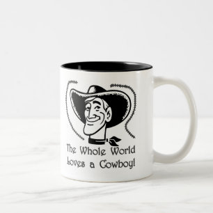 Liebe Cowboy Zweifarbige Tasse