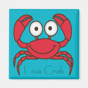 Liebe Crab Magnet