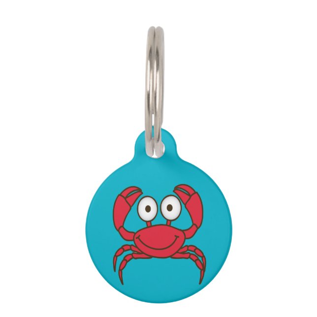 Liebe Crab Pet Tag Tiermarke (Vorderseite)