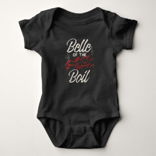 Liebe Crayfish Belle of Boil Cajun Food Baby Strampler