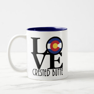 LIEBE Crested Butte 11oz Zweifarbige Tasse