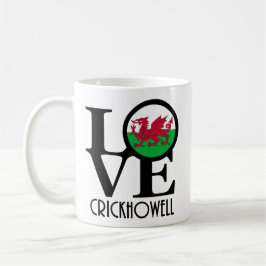 LIEBE Crickhowell Wales 11oz Kaffeetasse