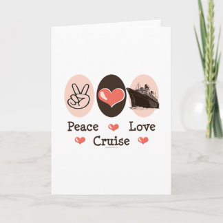 Liebe Cruise Grußkarte Karte