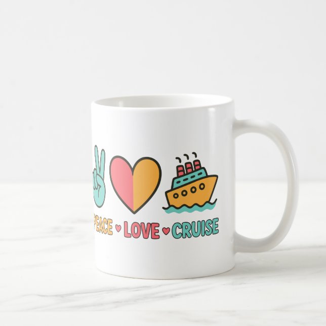 Liebe Cruise Vacation Kaffeetasse (Rechts)