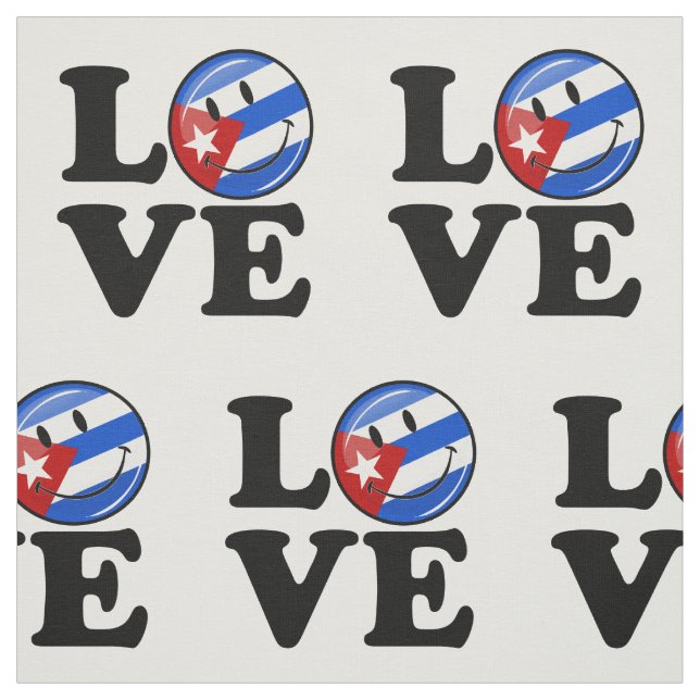 Liebe Cuban Style Stoff (Muster)
