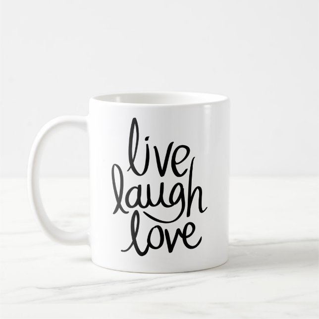 Liebe-Cup mit Live-Lachen Kaffeetasse (Links)