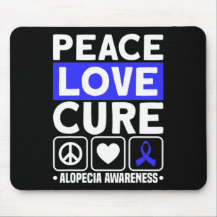 Liebe Cure Support Alopezie Sensibilisierungsgrupp Mousepad