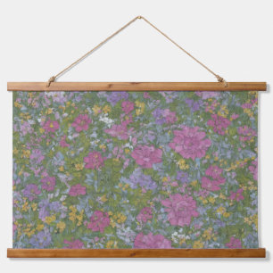 LIEBE D WANDTEPPICH MIT HOLZRAHMEN