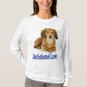 Liebe Dackel Welpen-Hundehemd T-Shirt