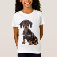 Liebe Dackel Welpen-Hundehemd