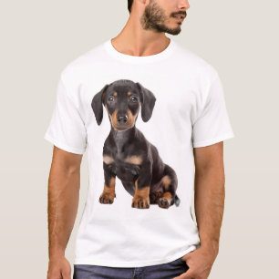 Liebe Dackel Welpen-Hundehemd T-Shirt