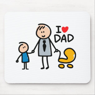 Liebe Daddy Print Mousepad