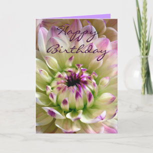 Liebe-Dahlias Flora_ Karte