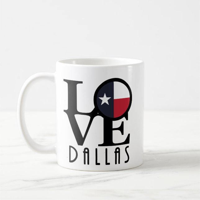 LIEBE Dallas 11oz Kaffeetasse (Links)