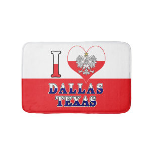 Liebe Dallas Texas Badematte