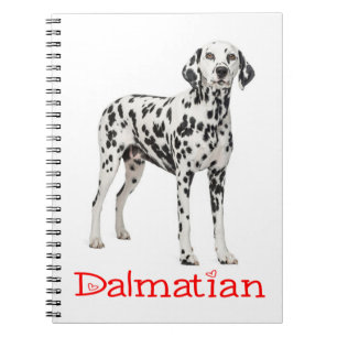 Liebe Dalmatiner Welpen - Gefleckter Feuriger Hund Notizblock