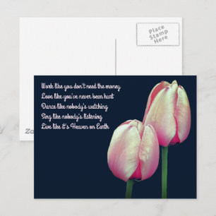 Liebe-Dance Live Inspiration Postkarte