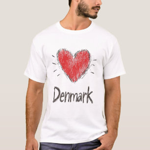 Liebe Dänemark T-Shirt