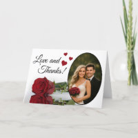 Liebe & Dank Elegante Rote Rose Romantische Hochze