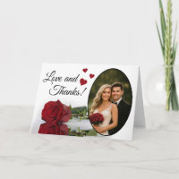 Liebe & Dank Elegante Rote Rose Romantische Hochze
