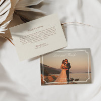 Liebe & Dank Elegantes Hochzeitsslima Foto