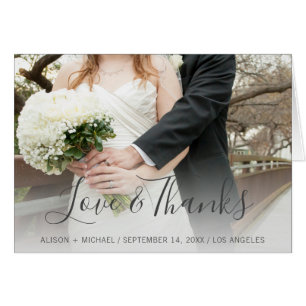 Liebe & Dank Foto Collage Hochzeit Vielen Dank