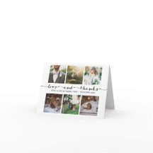 Liebe & Dank Hochzeittypografie Minimalistisches F